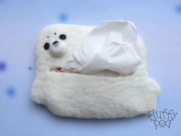 あざらしのティッシュケース